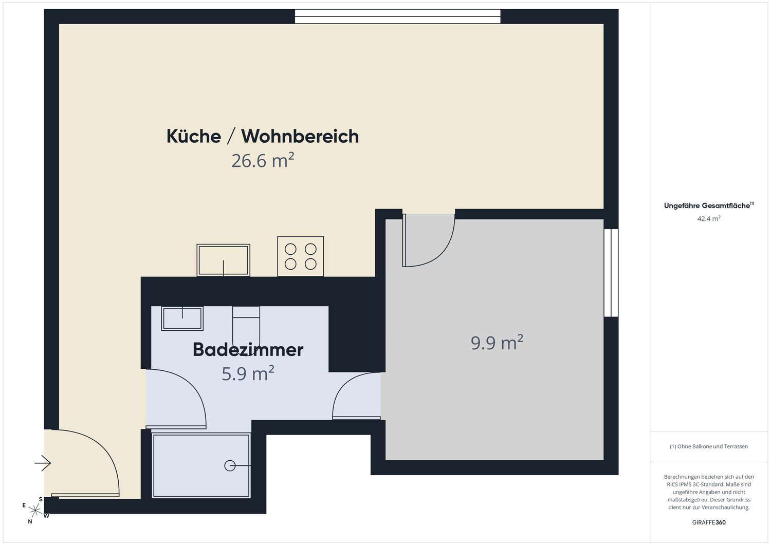 2 ½ rooms roof flat, photo 9 of 9