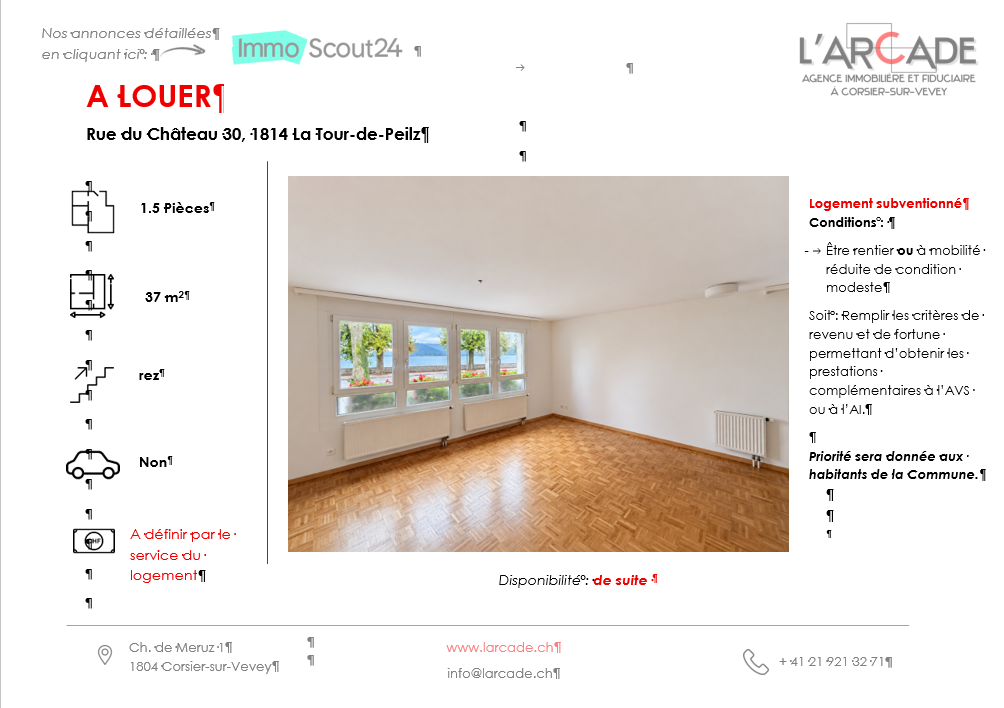 1 ½ rooms apartment, photo 1 of 7