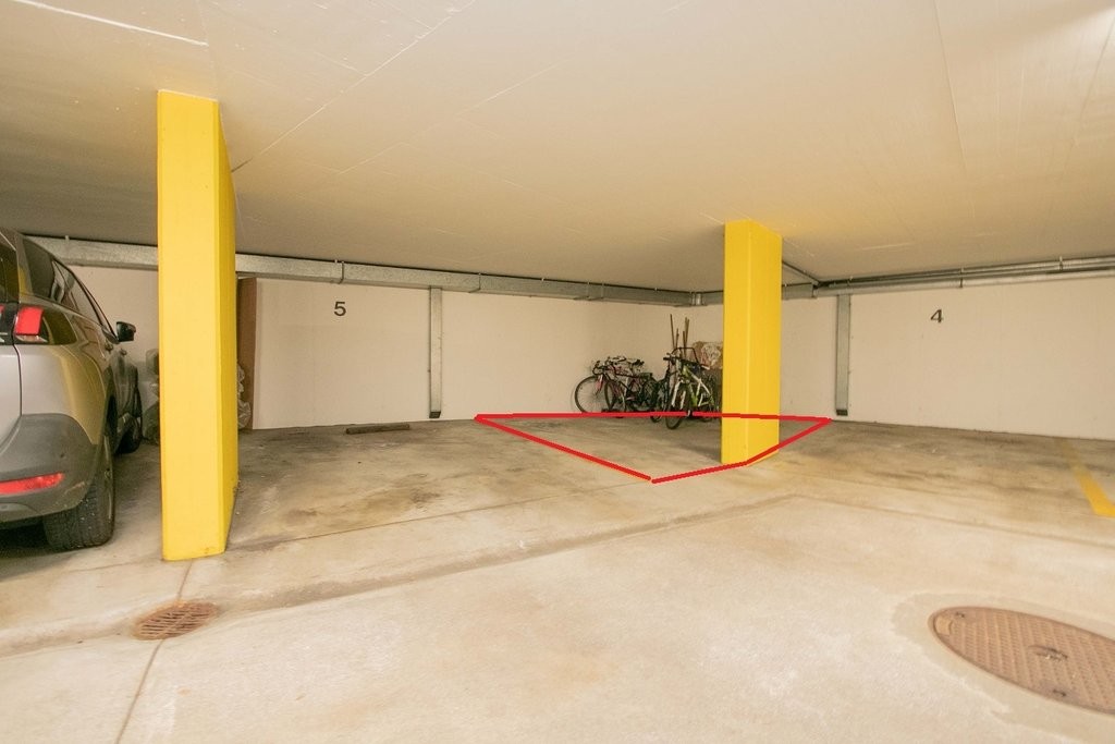 Covered bike parking