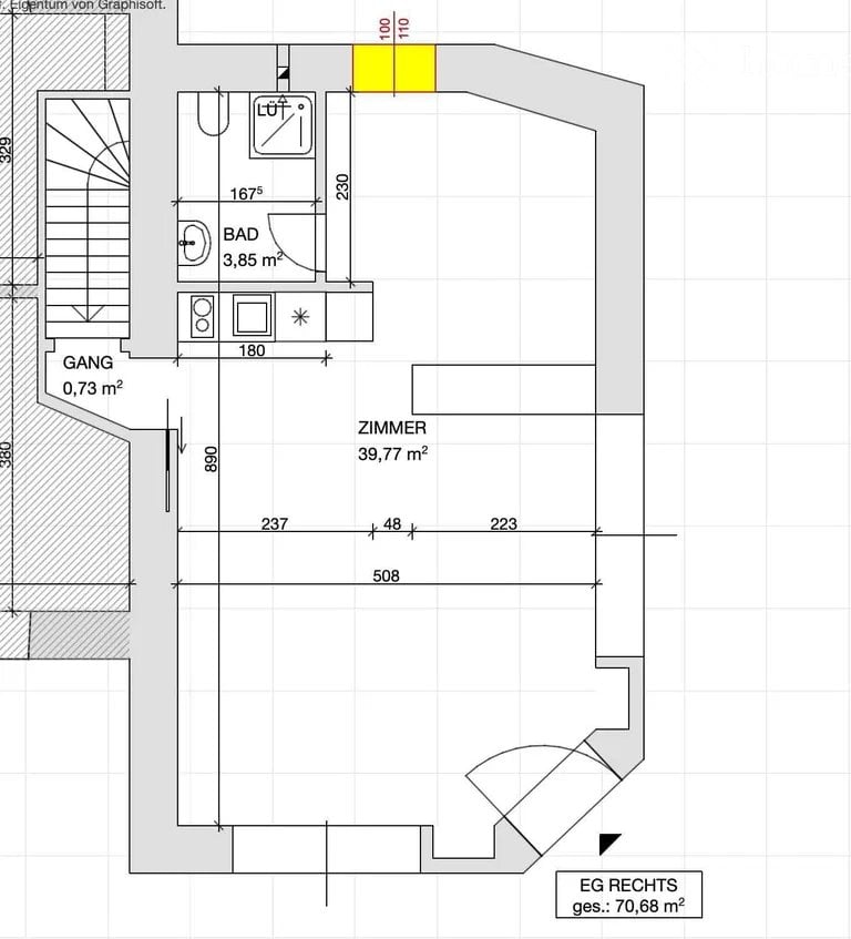 3 rooms apartment