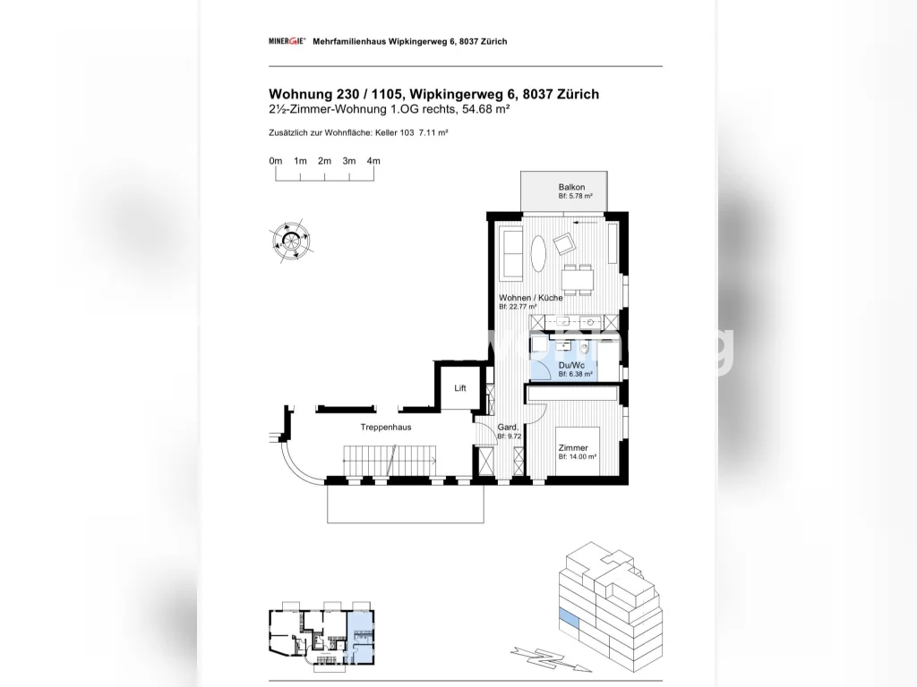 2 ½ rooms apartment, photo 2 of 9