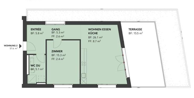 2 ½ rooms apartment, photo 9 of 9