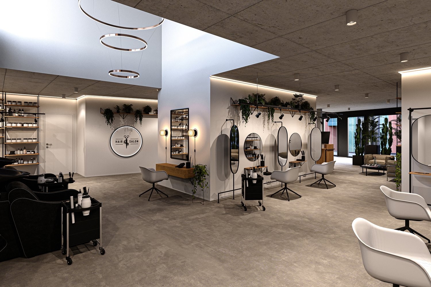 500m² office