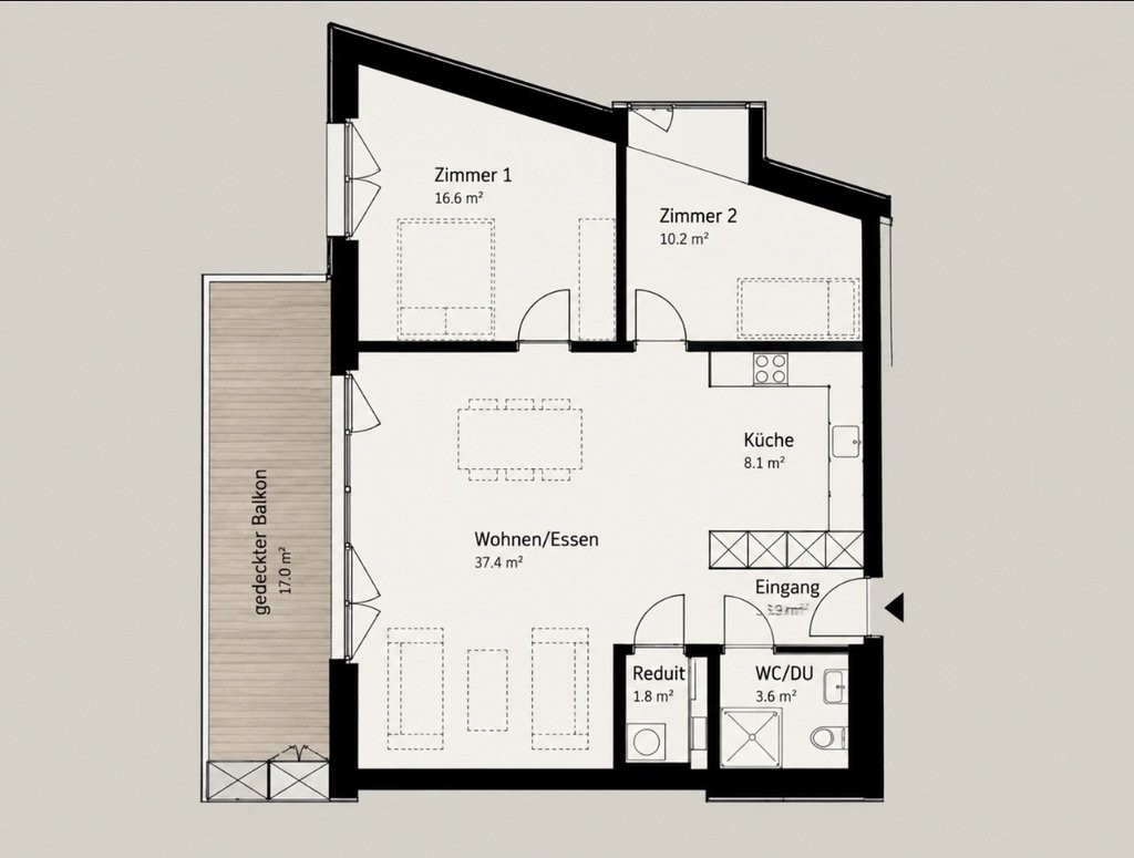 3 ½ rooms apartment, photo 9 of 9