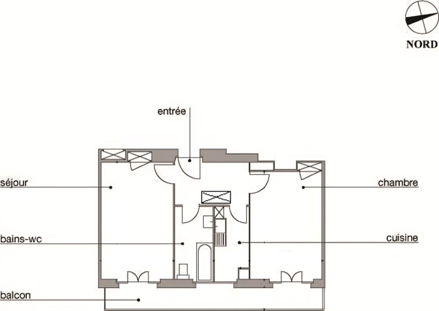 2 ½ rooms apartment, photo 2 of 6