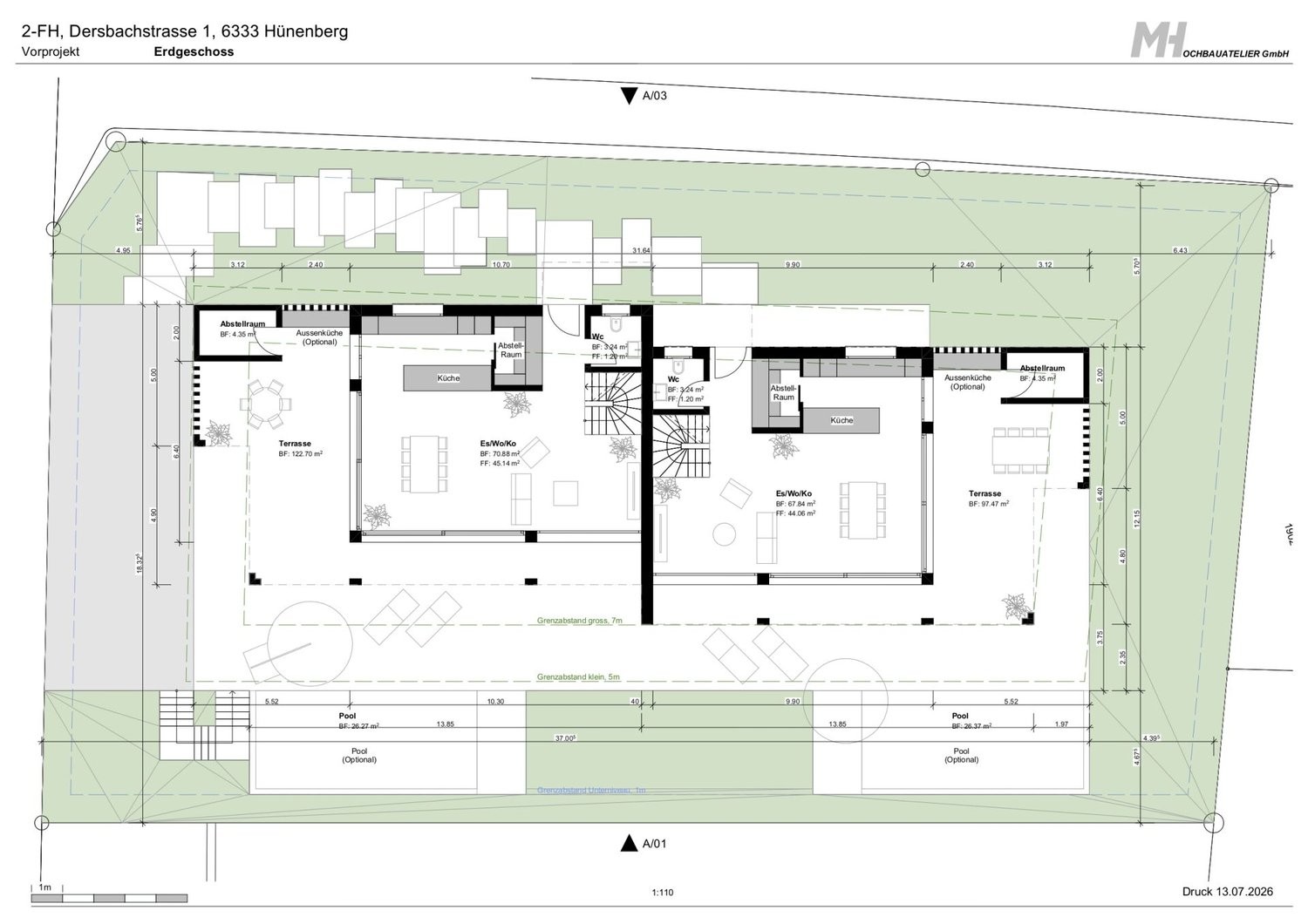 5 ½ rooms duplex house