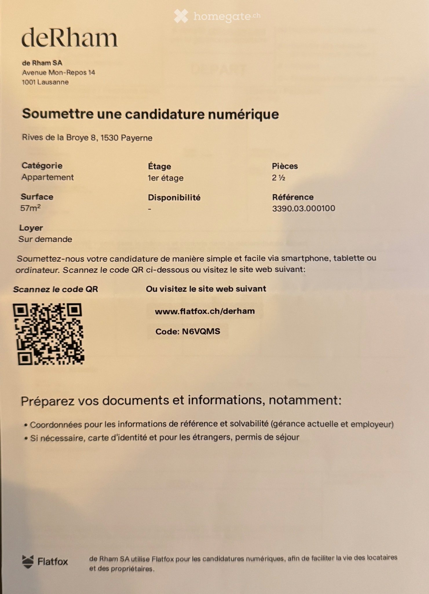 appartamento di 2 locali