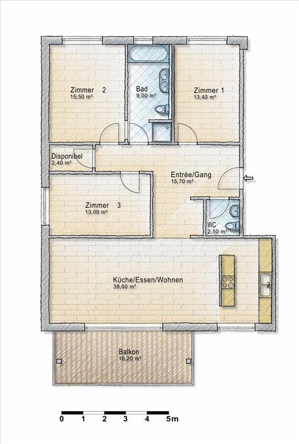 4 rooms apartment, photo 9 of 10