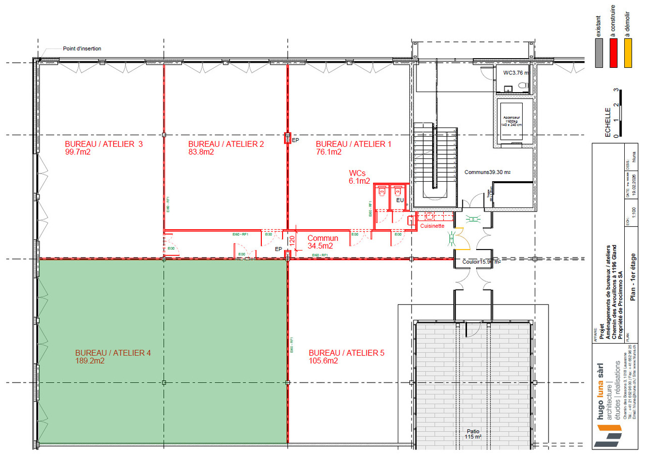 189m² atelier