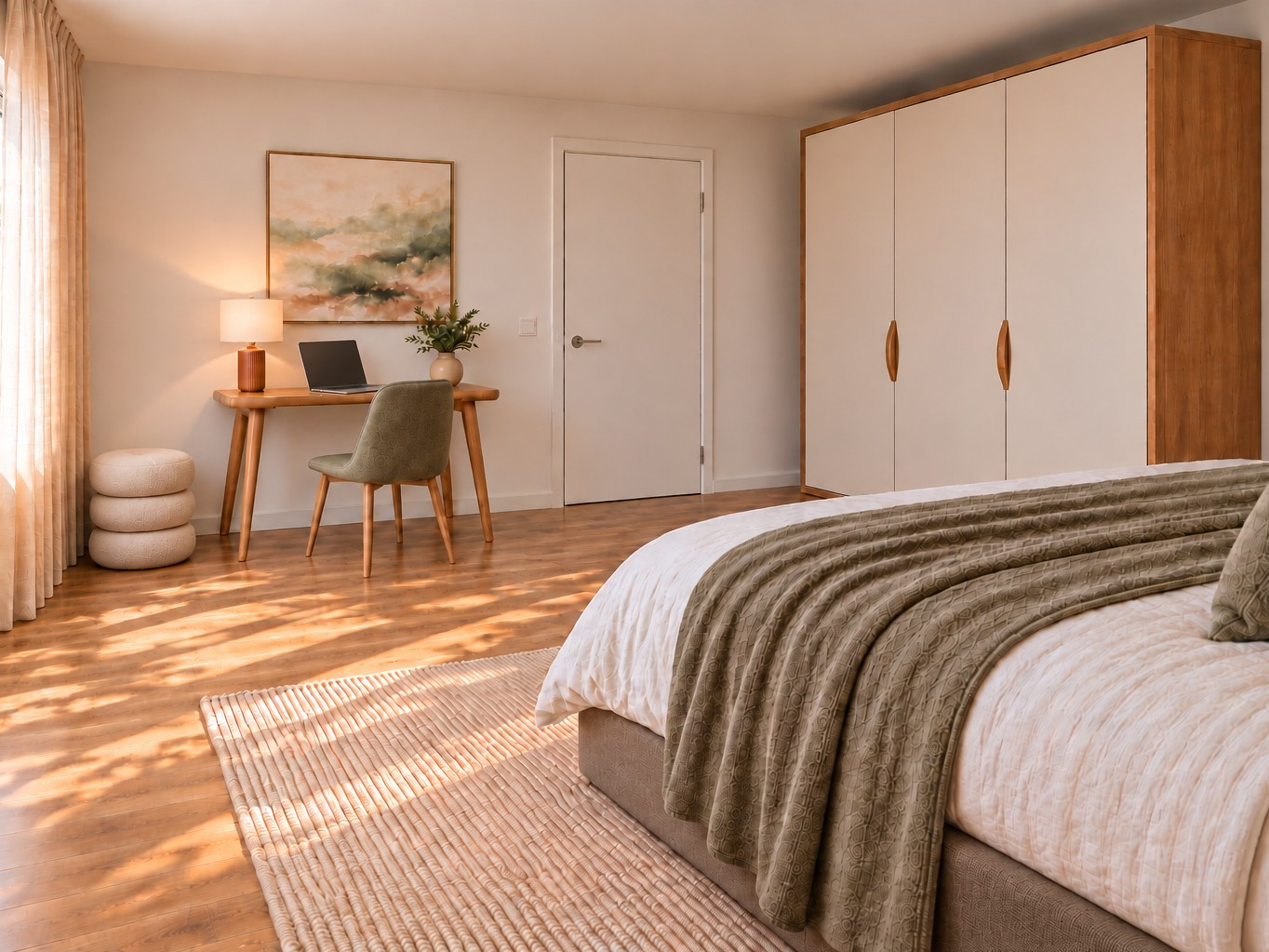 2 ½ rooms furnished flat
