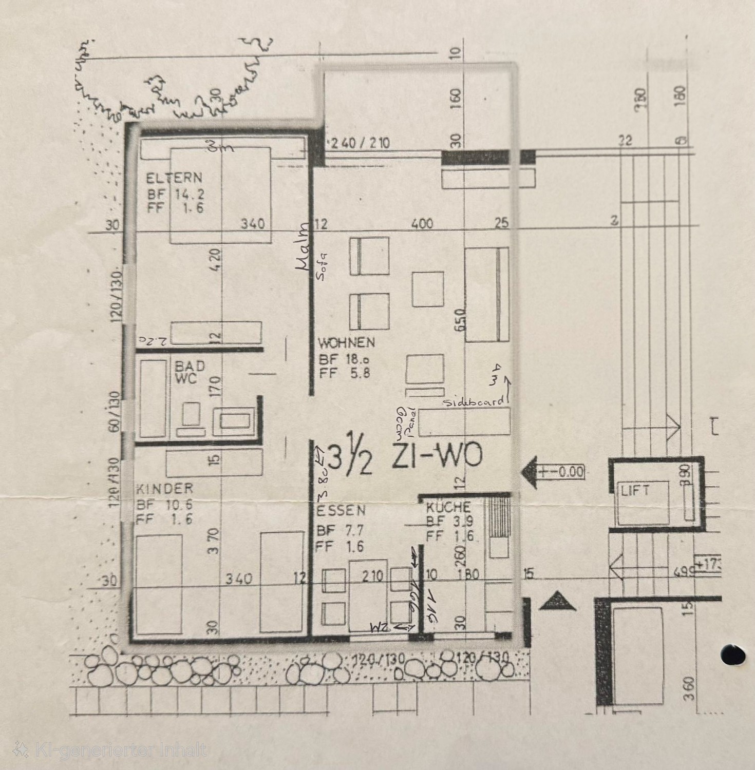 4 ½ rooms apartment