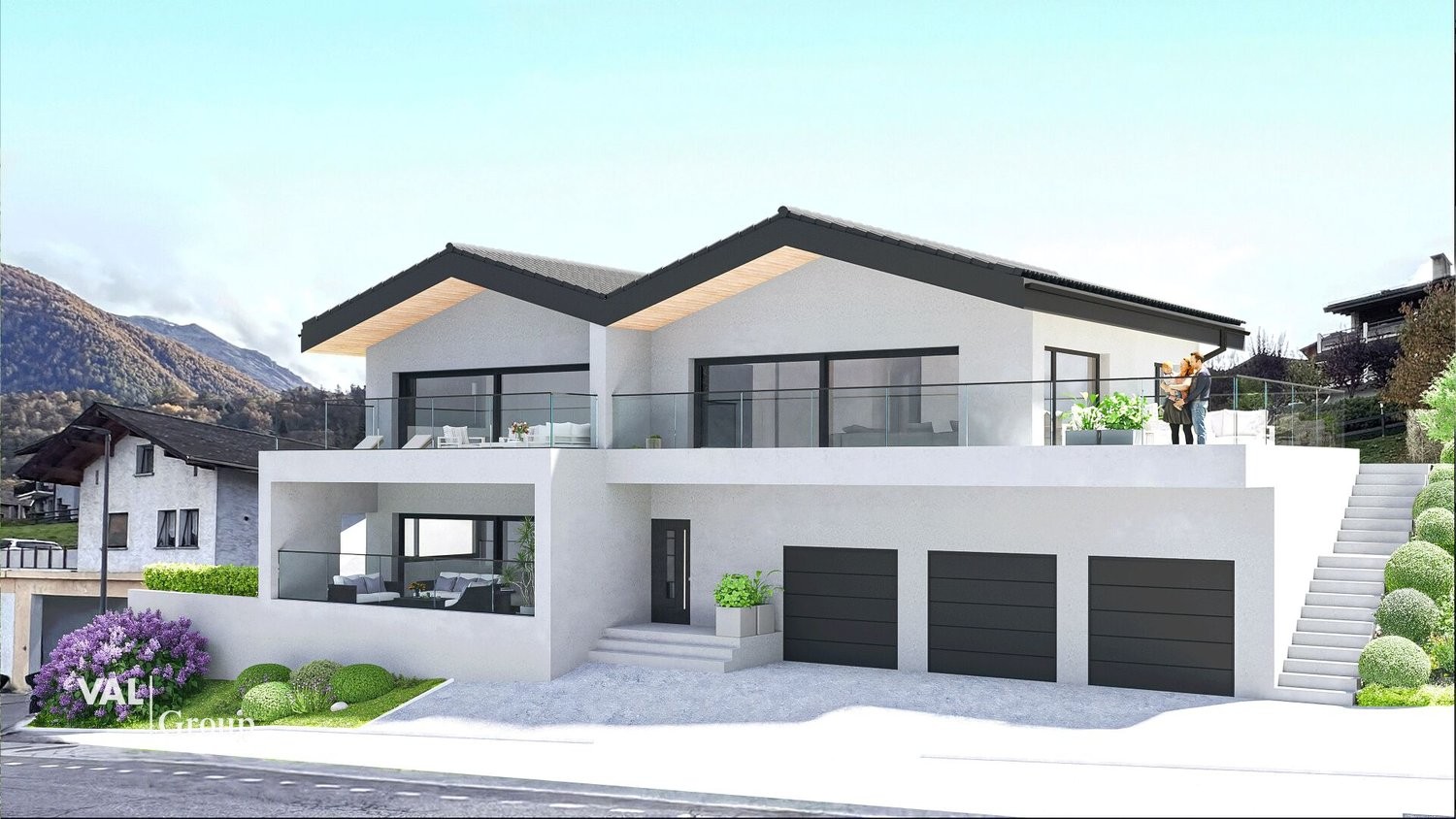 910m² building land