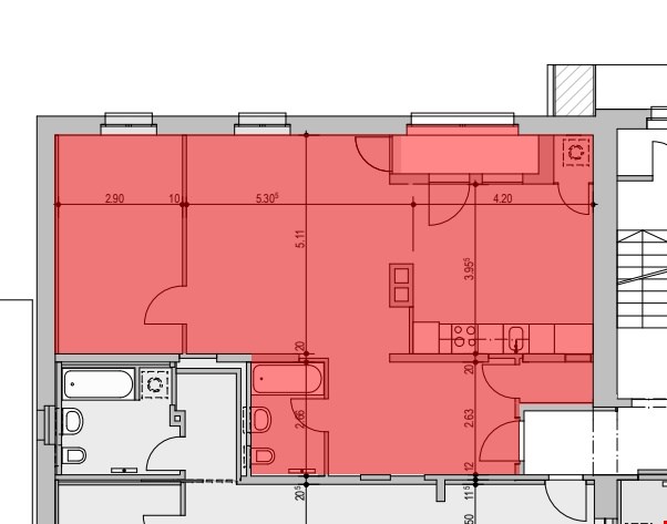 2 rooms apartment