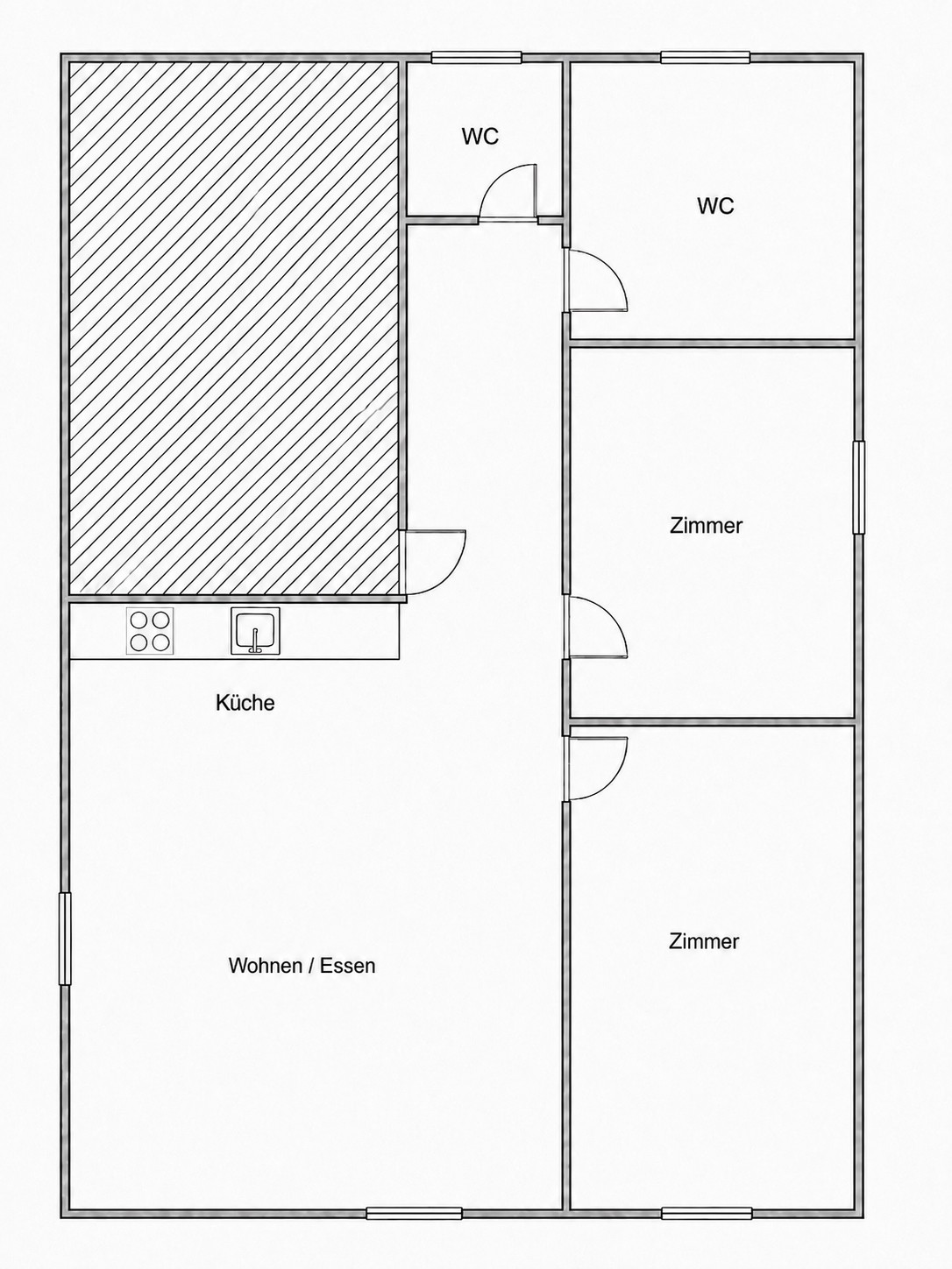 Appartamento di 3 ½ locali