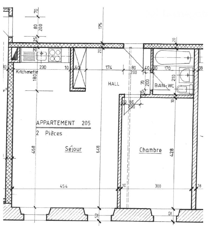 2 ½ rooms apartment
