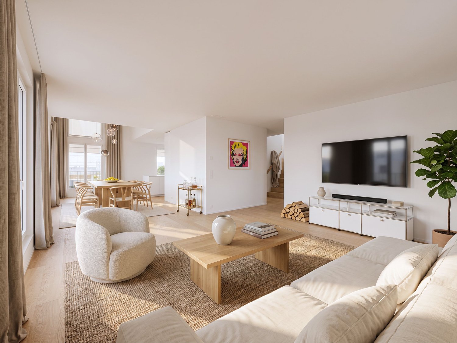 2 ½ room attic flat