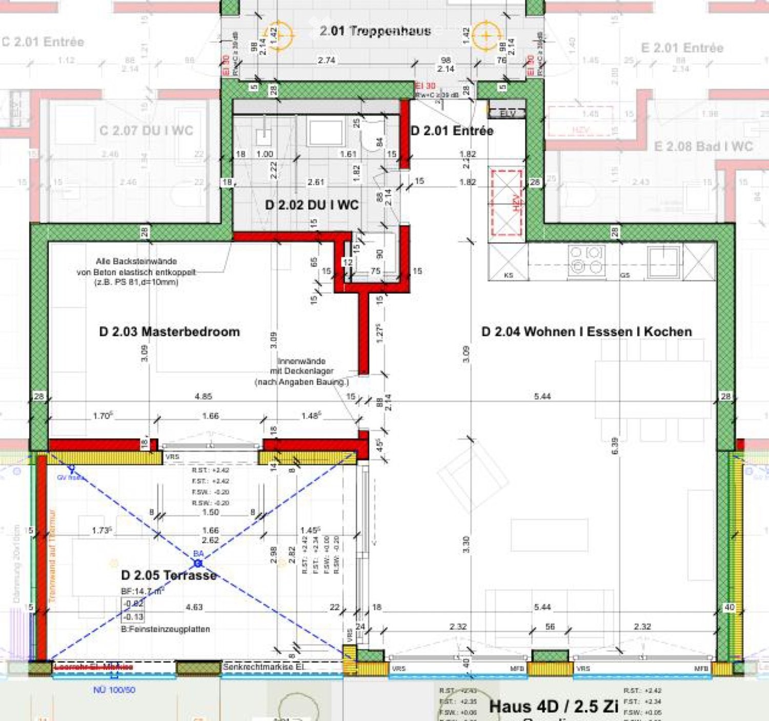 Appartement de 2 pièces