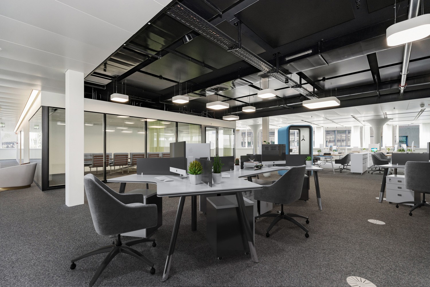 705m² office