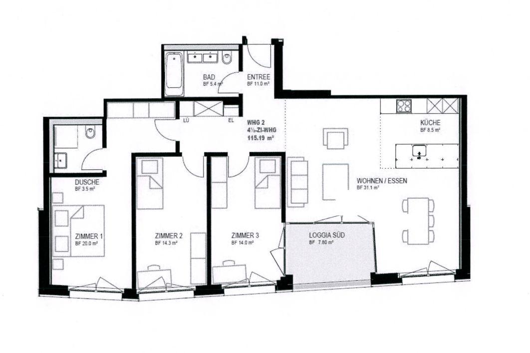 4 ½ rooms apartment, photo 10 of 10