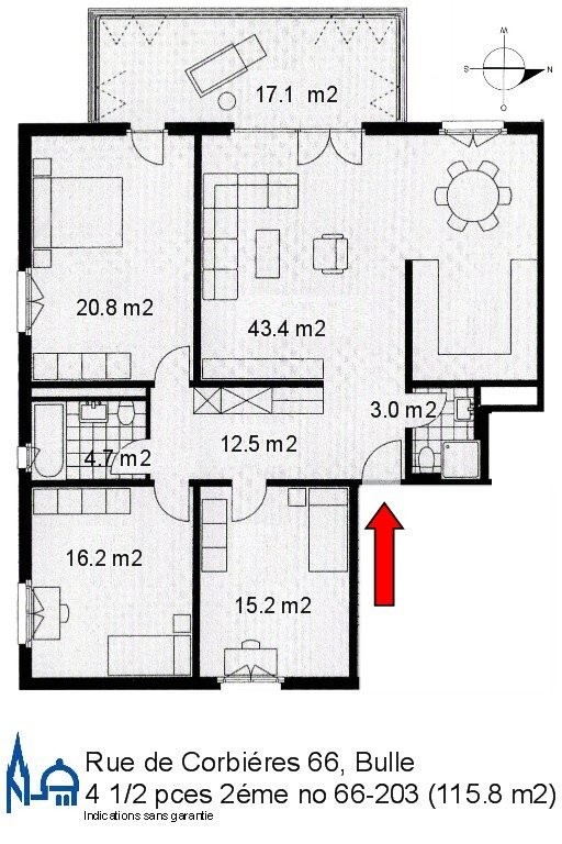 4 ½ rooms apartment, photo 9 of 10