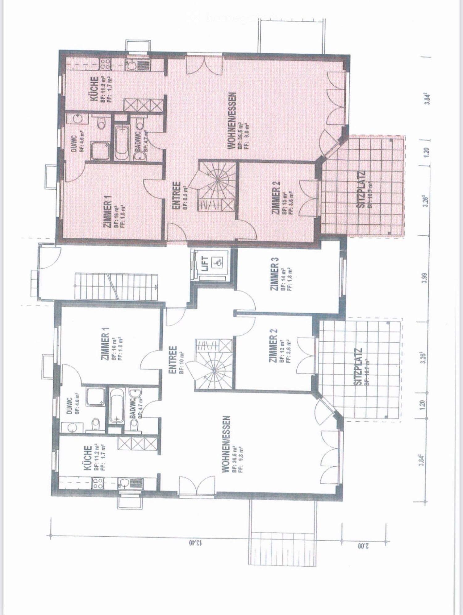 3 rooms apartment, photo 2 of 5