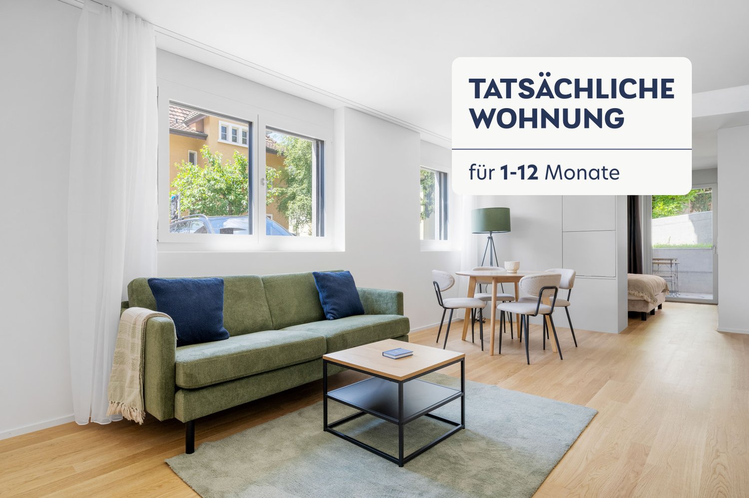 2 ½ rooms furnished flat