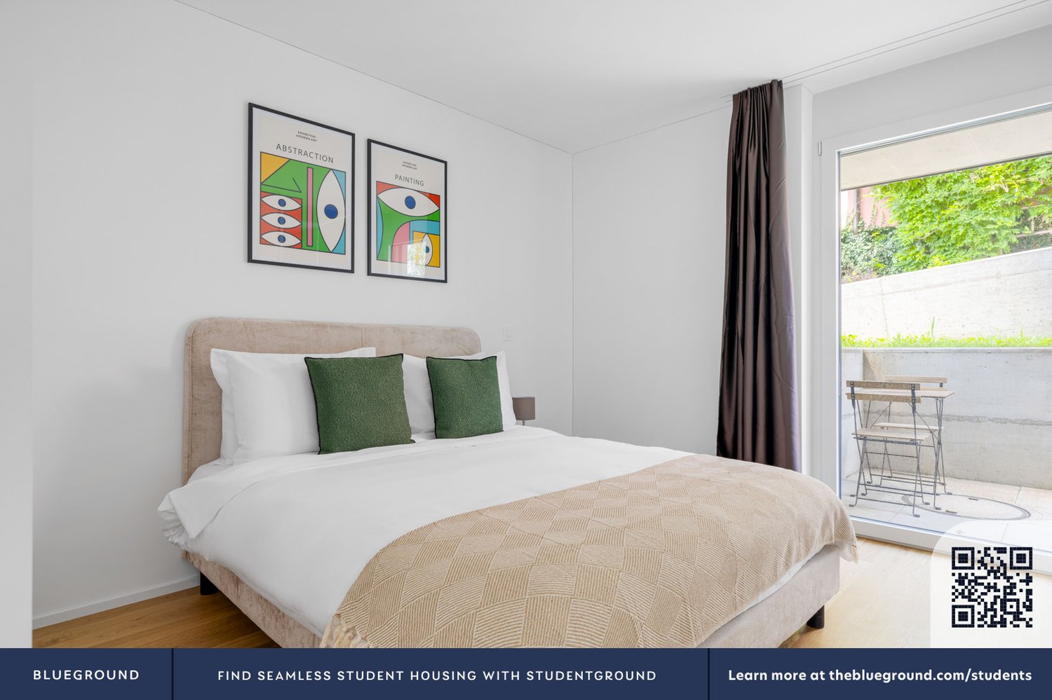 2 ½ rooms furnished flat
