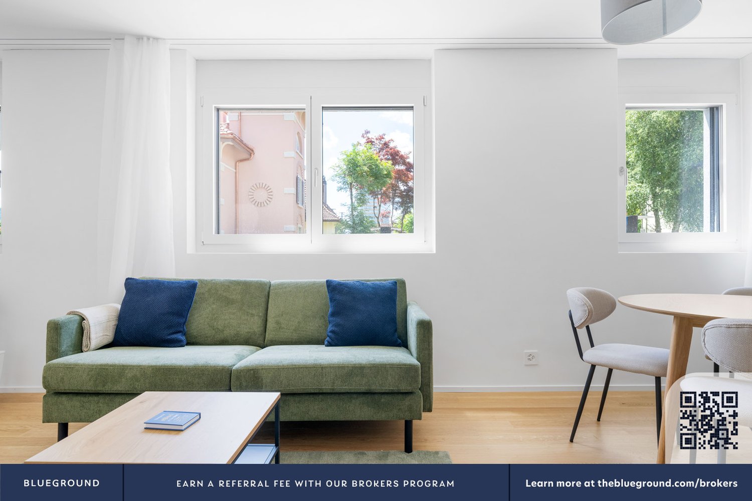 2 ½ rooms furnished flat