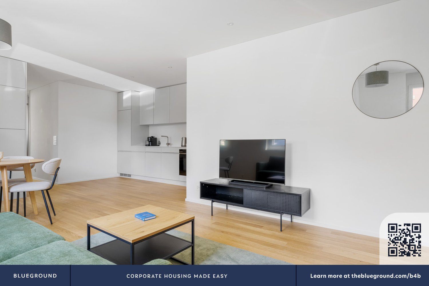 2 ½ rooms furnished flat