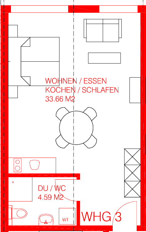 1 room attic flat, photo 6 of 6