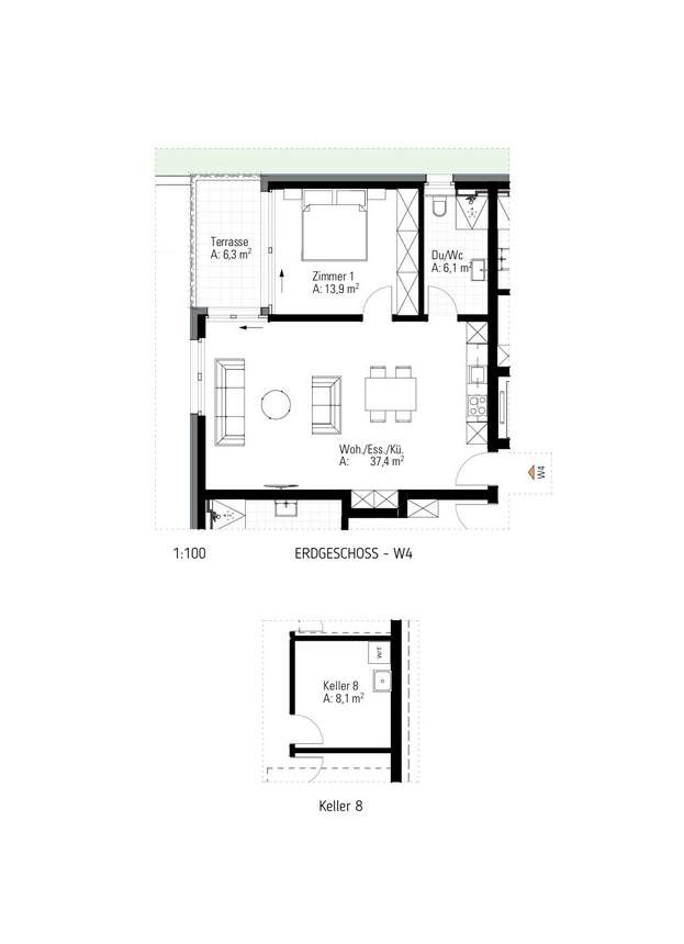 2 ½ rooms apartment, photo 5 of 5