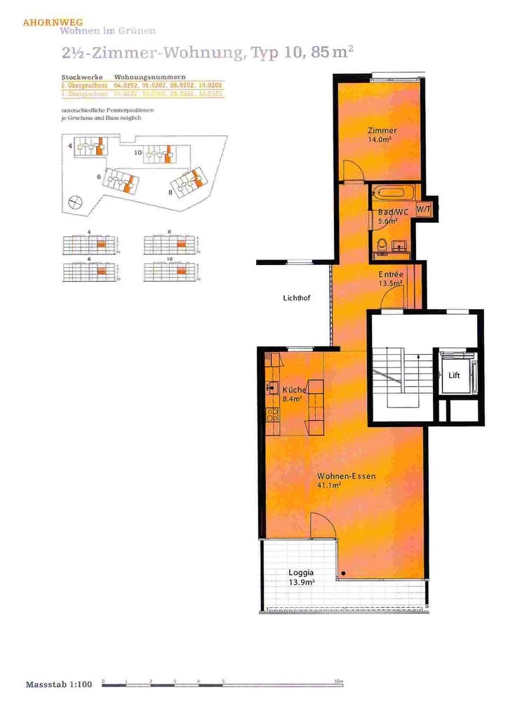 2 ½ rooms apartment