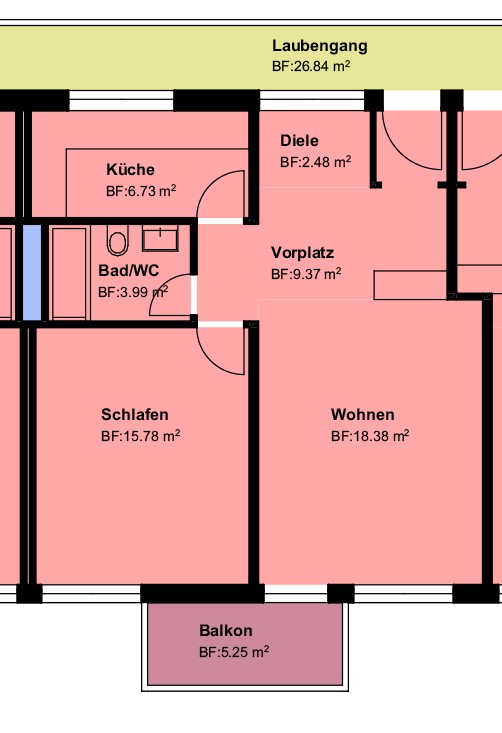 2 ½ rooms apartment, photo 9 of 9