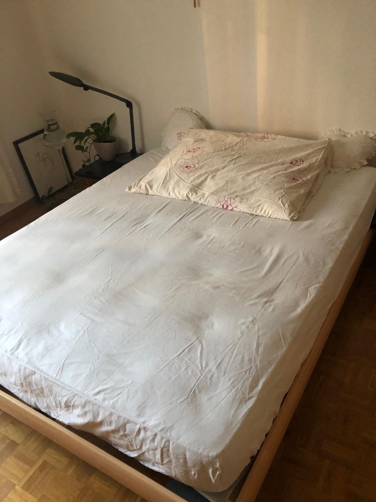 Room in a shared flat

Roommate wanted for beautiful 3.5-room apartment

For a well-maintained and fully furnished 3.5-room apartment, we are looking for a reliable and uncomplicated female or male roommate.

The apartment is completely furnished and equipped and features high-speed internet as well, photo 3 of 9