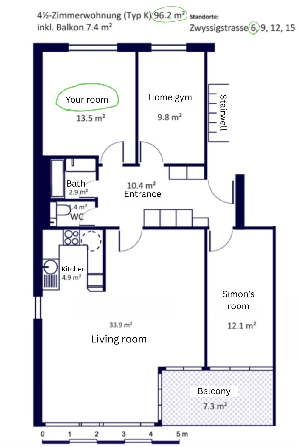 Room in a shared flat, photo 9 sur 10