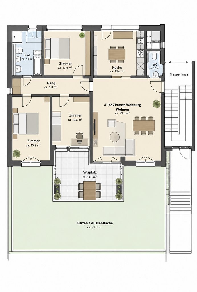 3 ½ room apartment