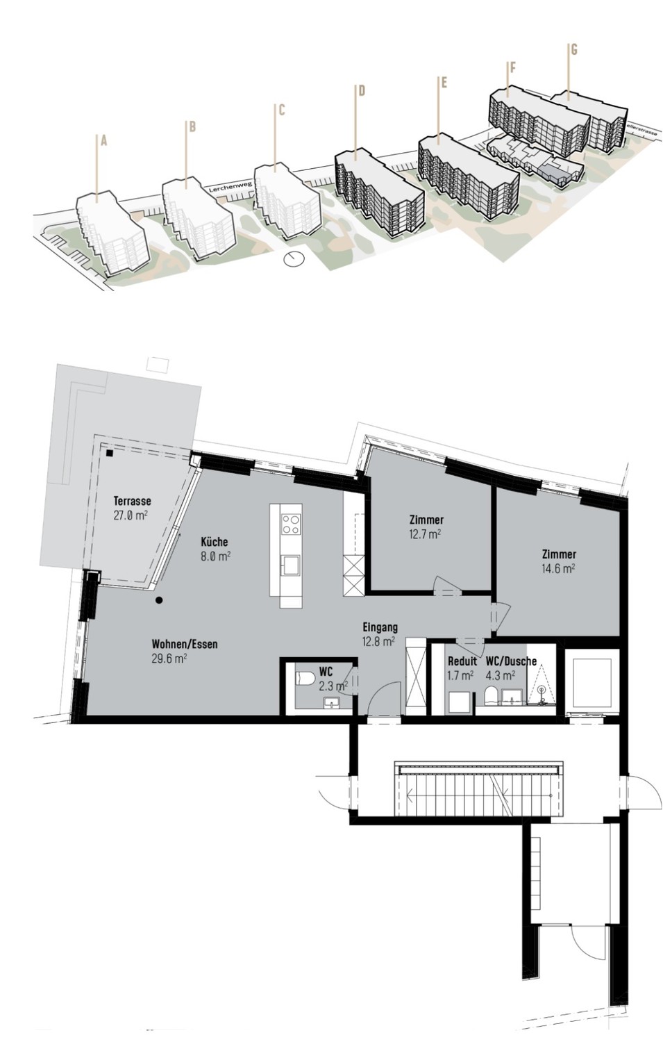 3 ½ rooms apartment, photo 5 of 6
