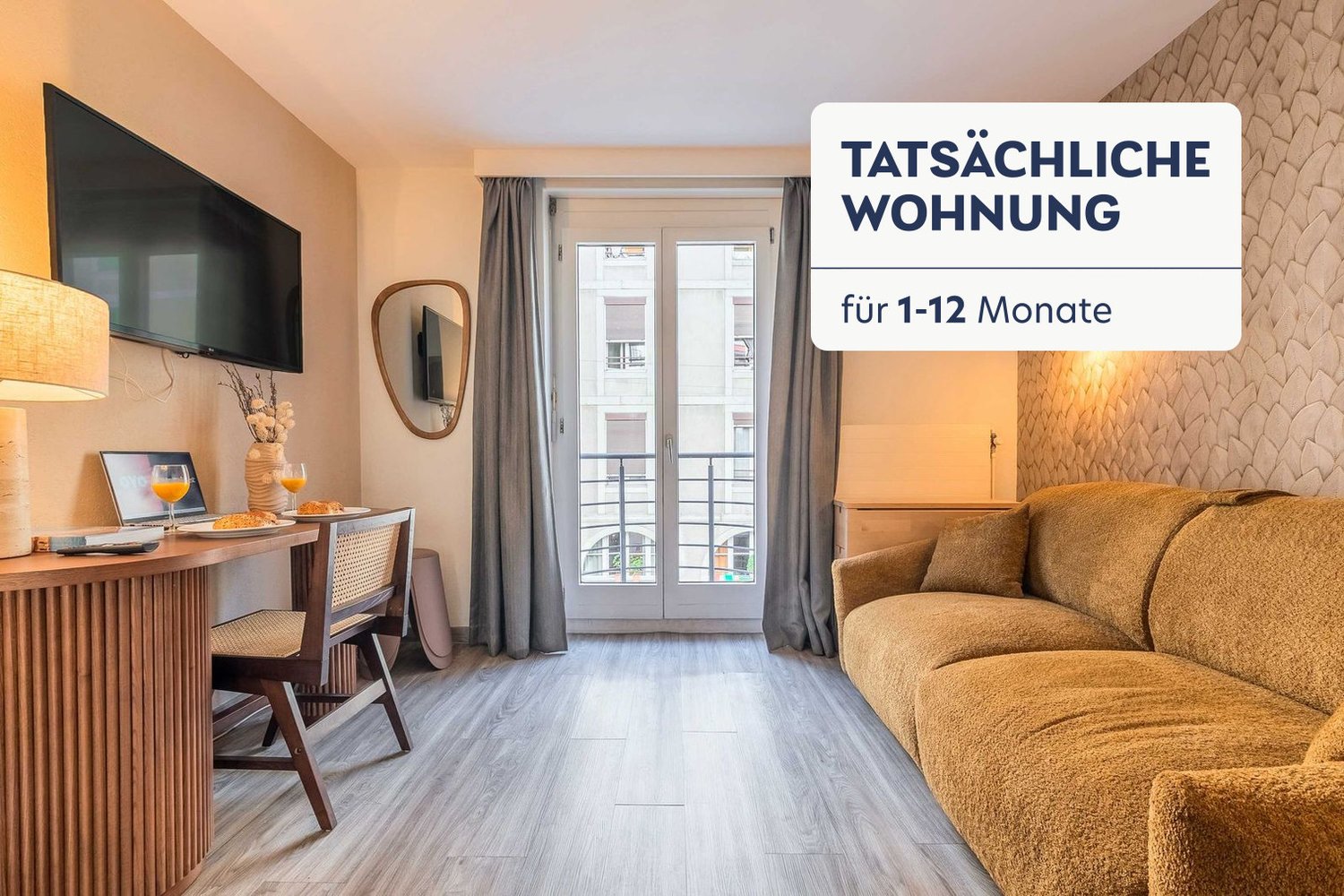 2 pièces appartement meublé