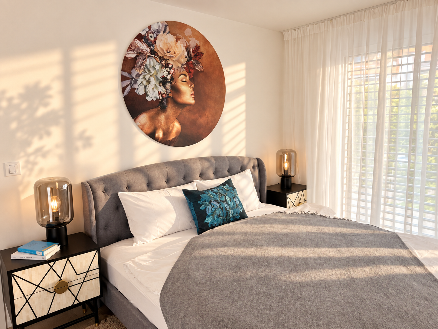 3 rooms furnished flat