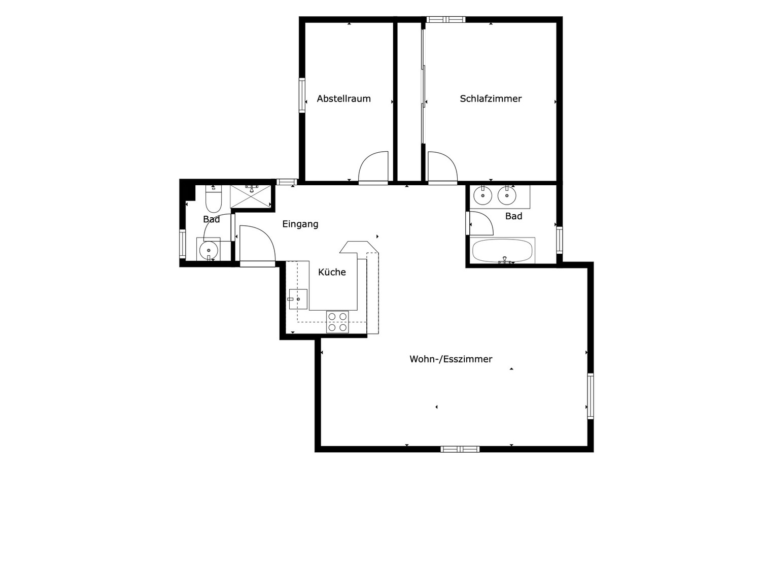 2 ½ rooms apartment, photo 2 of 2