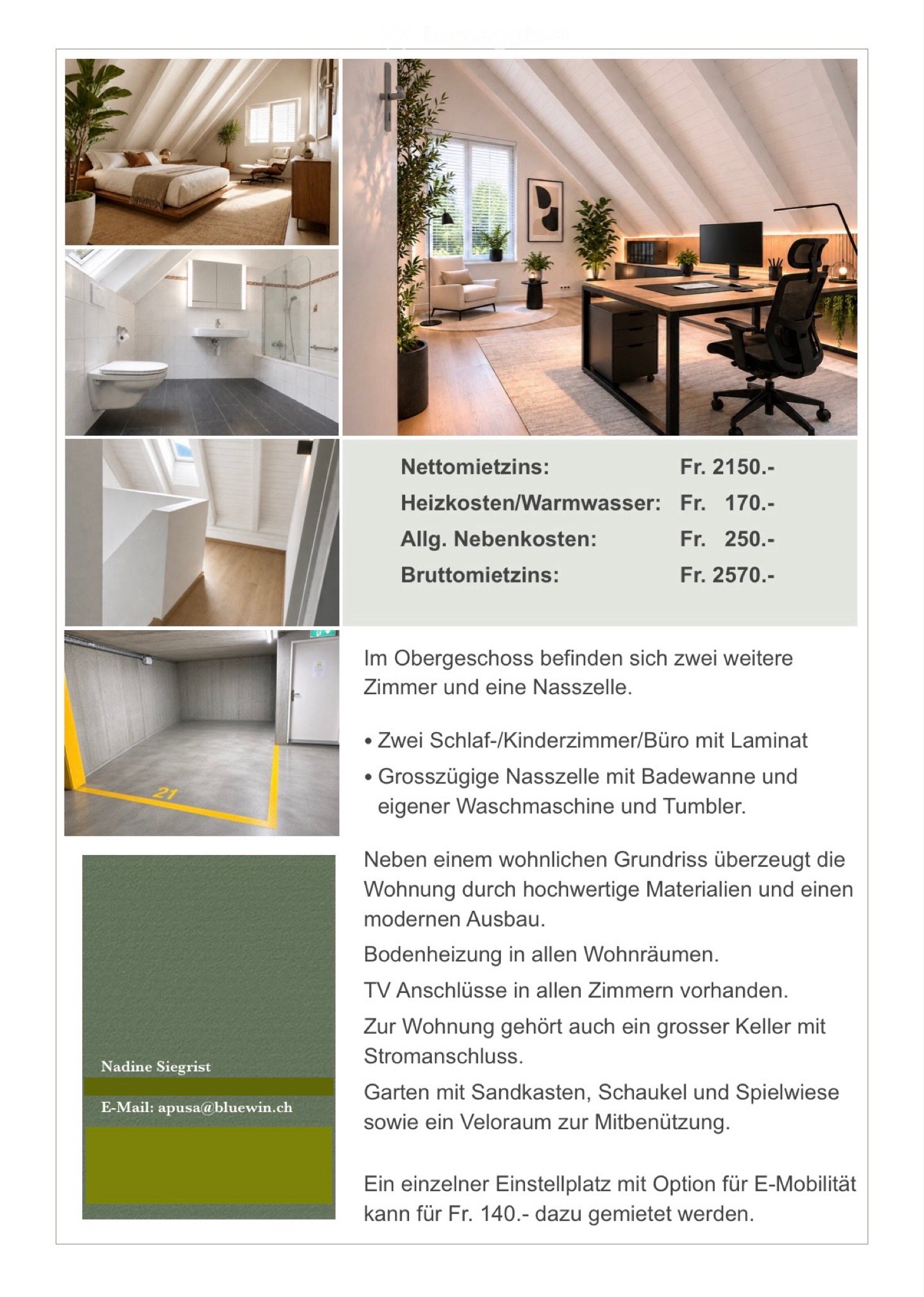 Appartement de 4 pièces