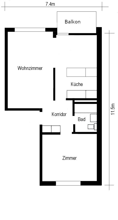 2 ½ room apartment