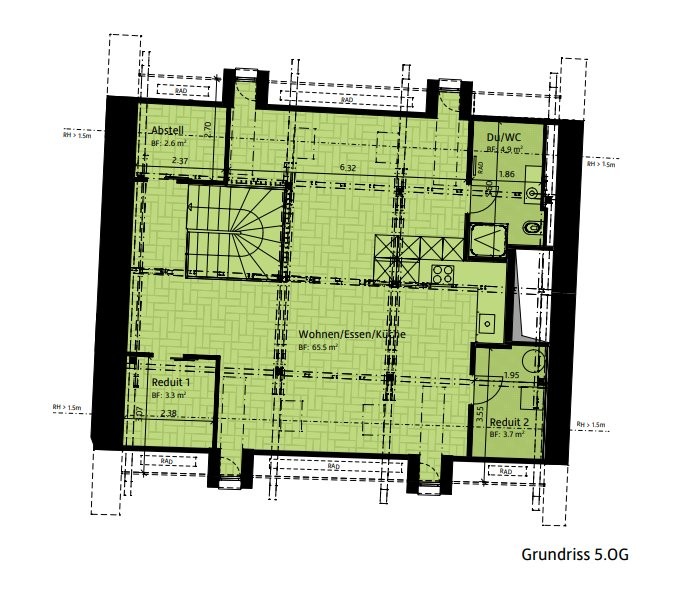 1 ½ pièces appartement