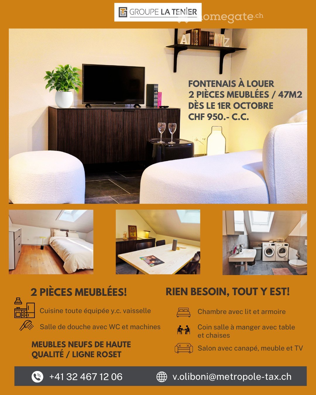 2 rooms apartment