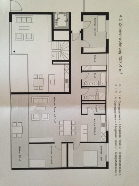 3 ½ rooms apartment