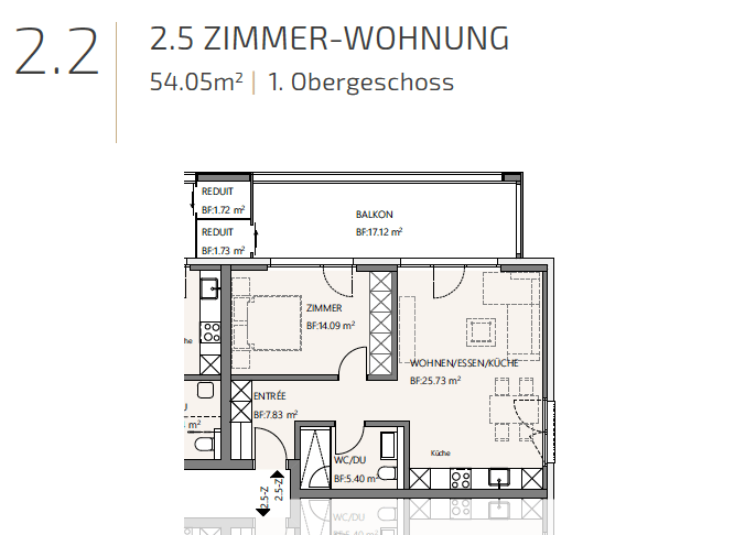 2 ½ rooms apartment, photo 8 of 8