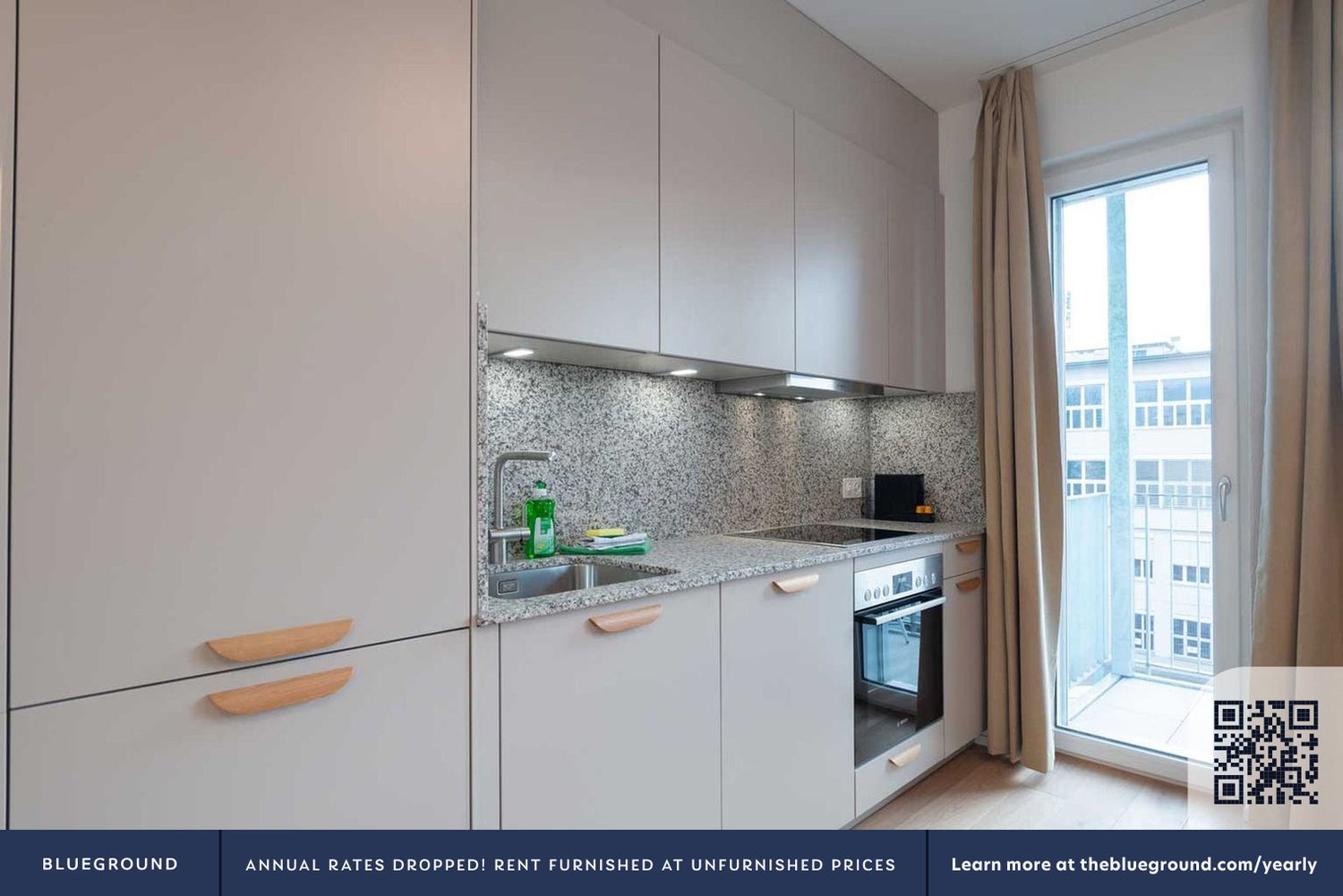 2 rooms furnished flat