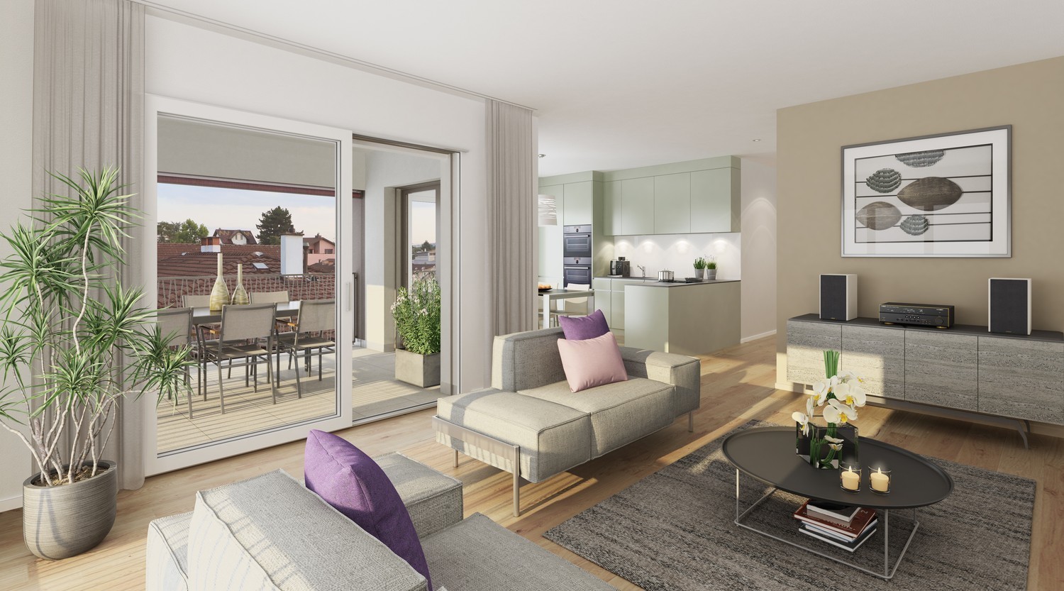 1 ½ rooms apartment