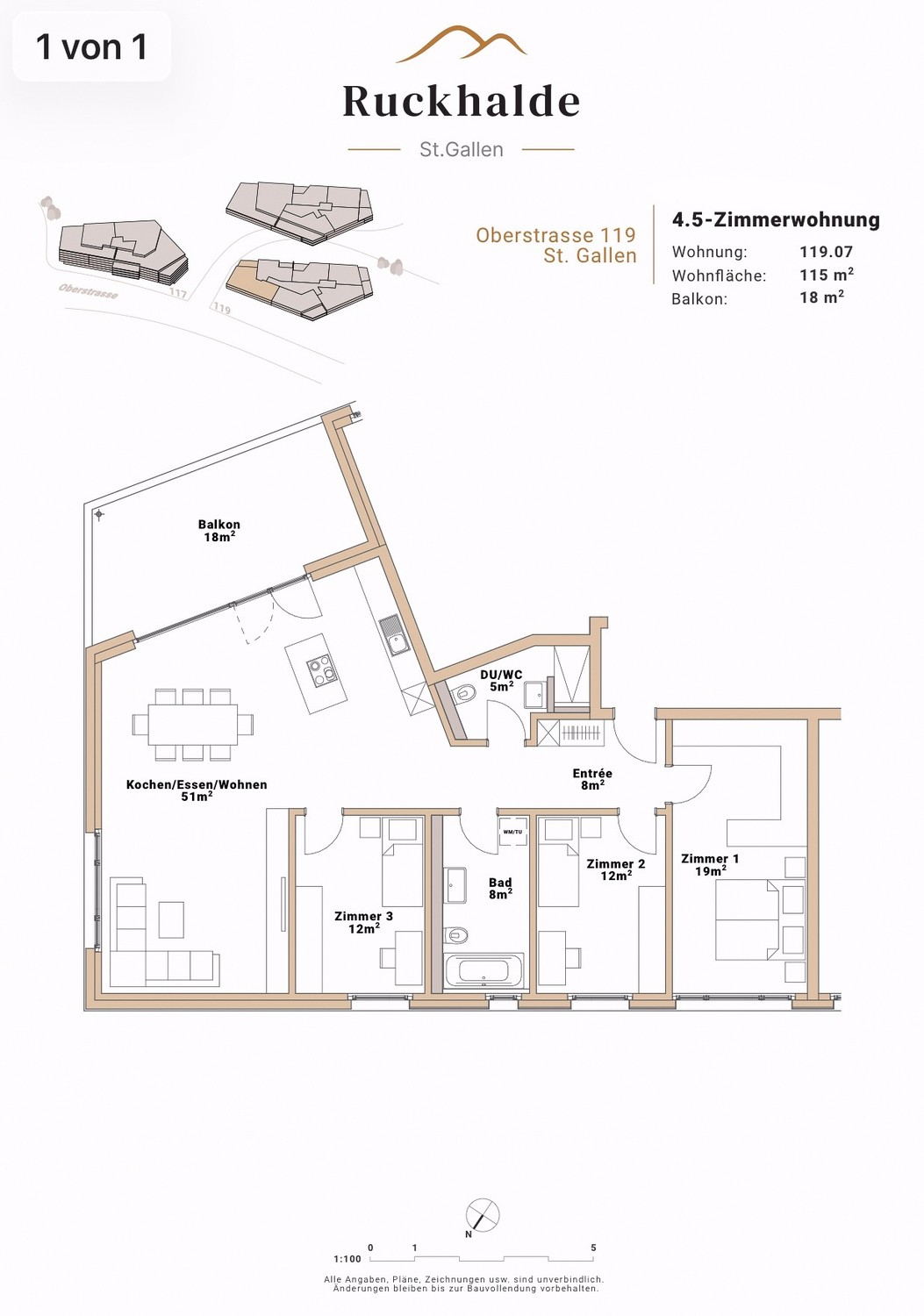 4 ½ rooms apartment, photo 2 of 10