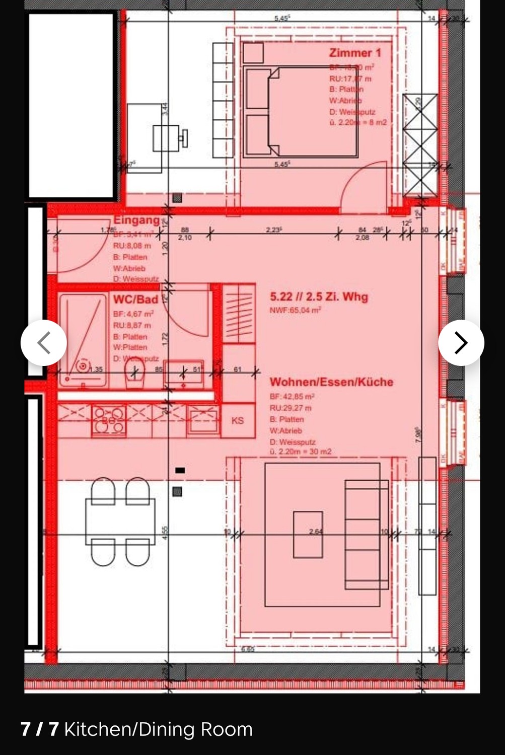 Appartement 2 ½ pièces